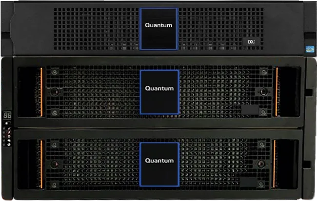 Quantum DXi backup appliances, front view