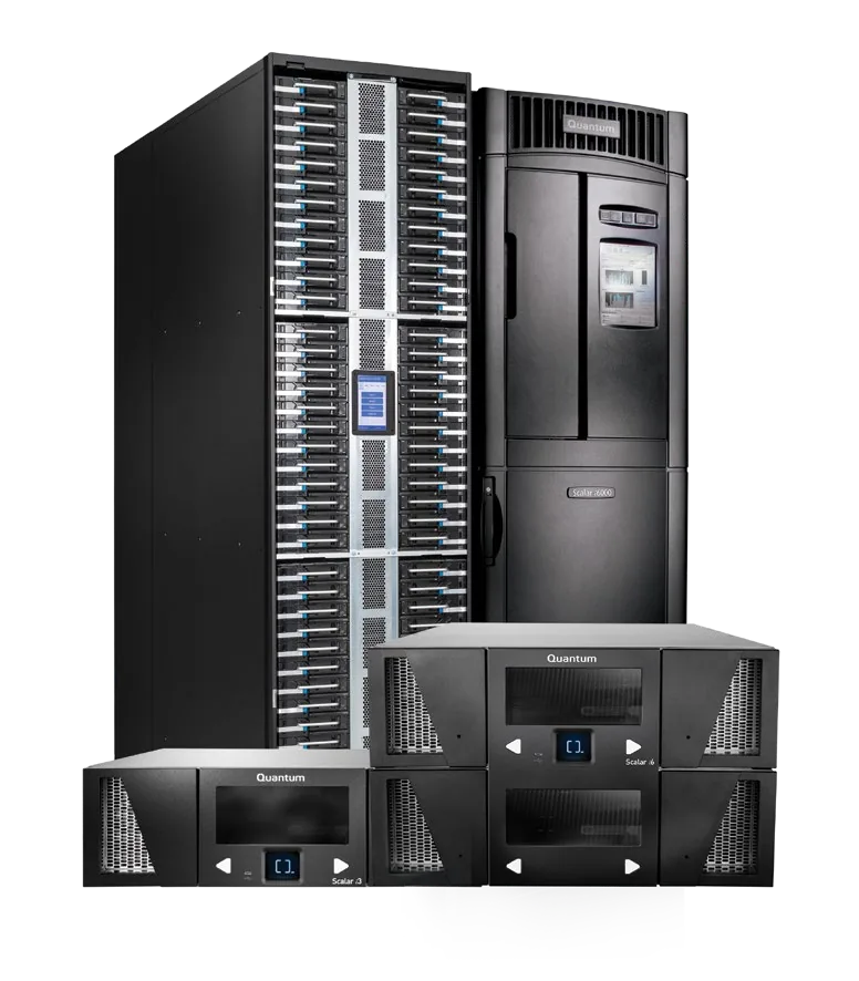 Quantum Scalar i6000, i6 and i3 tape libraries