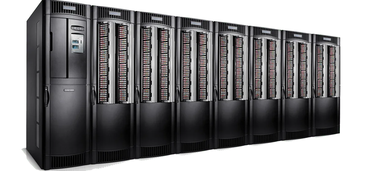 Quantum Scalar i6000 tape library, front view