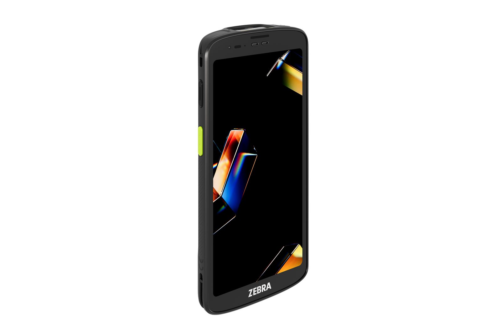 Zebra TC201 handheld mobile computer, front right view